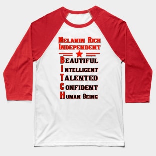 Melanin Rich Baseball T-Shirt